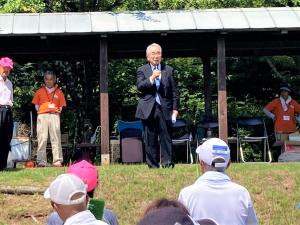 0819全日本ターゲットバードゴルフ協会石筵ターゲットバードゴルフ交流大会開会式