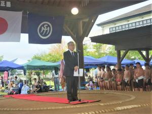 0820全日本小学生相撲優勝大会東北ブロック予選会開会式
