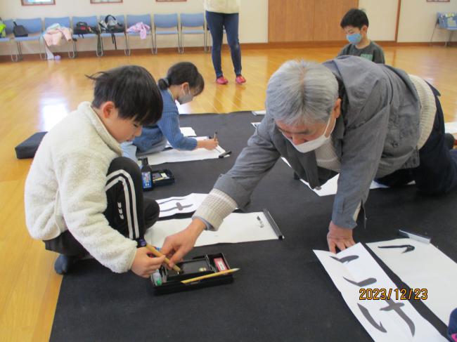 書道教室冬休み2