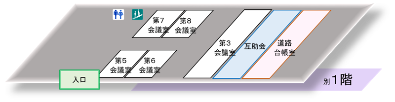 別棟１階フロアマップ