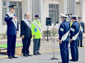 0405春の全国交通安全運動出動式（郡山北警察署管内）