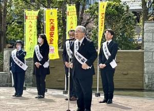 0405春の全国交通安全運動出動式（郡山警察署管内）