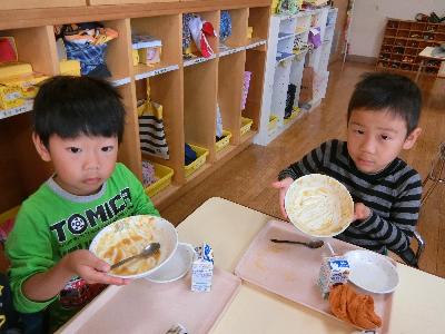 きれいに食べたよ