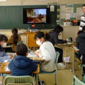 子供達にはワークシートを配布しました。