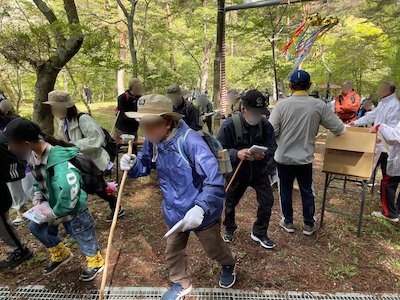 宇津峰親善登山