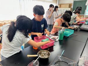 糸を繰る体験