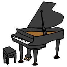 ピアノのイラスト