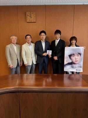 楠木康平様による表敬訪問＆第145回ホールコンサート出演①