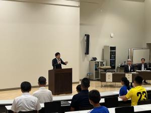 第39回奈良市少年サッカーフェスティバル大会親善使節団結団式１