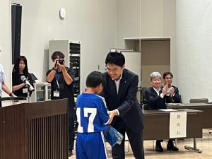 第39回奈良市少年サッカーフェスティバル大会親善使節団結団式２
