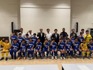 第39回奈良市少年サッカーフェスティバル大会親善使節団結団式３