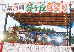 画像_第29回夏祭り_小学生の神楽小太鼓