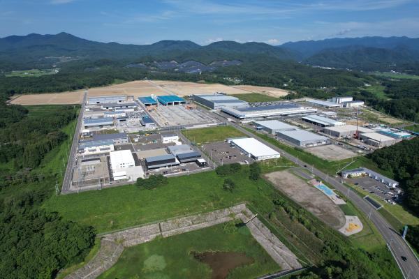 郡山西部第一工業団地の空撮写真です。