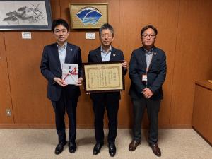 寄附受納及び感謝状の贈呈（株式会社トヨタユーゼック様）