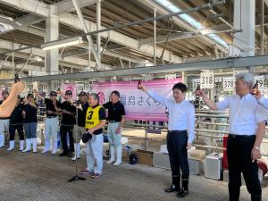 JAグループ福島肉用牛共進会結団式②