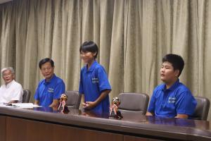 奈良市少年サッカーフェスティバル大会親善使節団報告会
