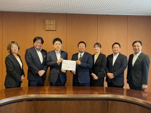 郡山市旅館ホテル組合による表敬訪問