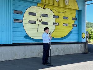 JA福島さくら郡山地区梨共同選果場開所式①