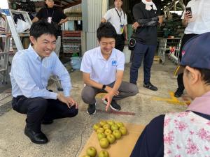 JA福島さくら郡山地区梨共同選果場開所式②