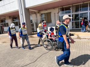 要配慮者等に配慮した住民避難・誘導補助訓練その１