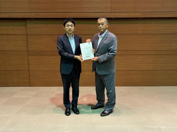 農業委員会会長から市長へ意見書提出