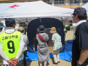 プライバシー・感染症対策テント案内