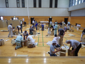 避難所開設訓練