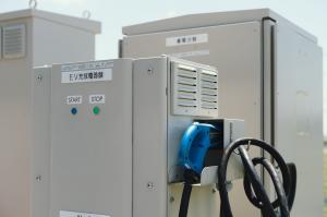 V2X-充放電システムが敷地内に完備