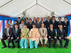 ワボウ電子株式会社福島工場新築工事地鎮祭②