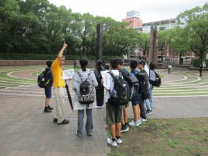 原子爆弾落下中心地碑