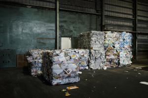 回収された古紙