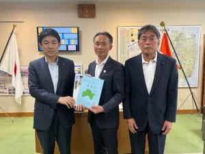 福島県中・県南・会津地区国道協議会など3団体の要望活動①