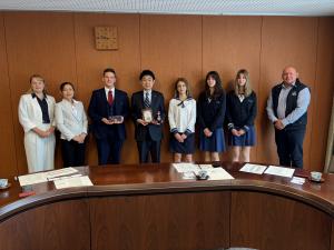 ハンガリーのフマギ高等学校による表敬訪問