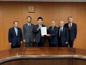 郡山中央町内会連合会からの要望書提出