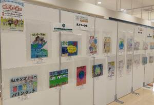 受賞作品展示の様子