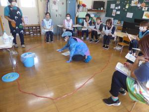 嘔吐処理研修４