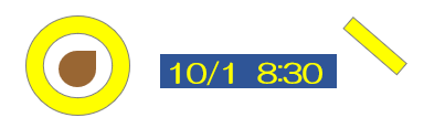 チョークの記載例