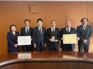 福島県溶接技術競技会における郡山市長賞受賞報告