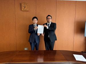 日本労働組合総連合会福島県連合会郡山地区連合並びに福島県労働福祉協議会郡山地区労働福祉協議会からの要望書提出