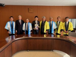 NHK朝ドラ「南一郎平」誘致推進協議会による市長表敬