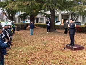 道路美化運動出発式