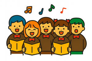 少年合唱団のイラスト