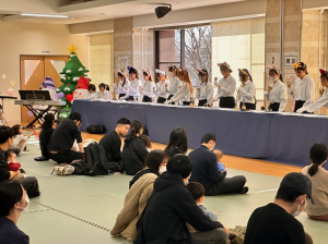 ハンドベル演奏の様子