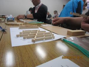 図面にパーツを合わせていきます