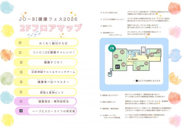 jobi健康フェスフロアマップ２