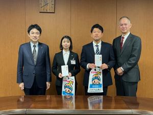 Jica海外協力隊による市長表敬