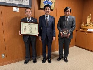 秋季善行表彰(善行銅章表彰)受章報告