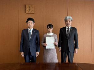 郡山市教育委員会委員辞令交付式