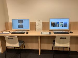 博物館の資料閲覧端末