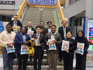 JICA東北センター海外技術研修員による市長表敬